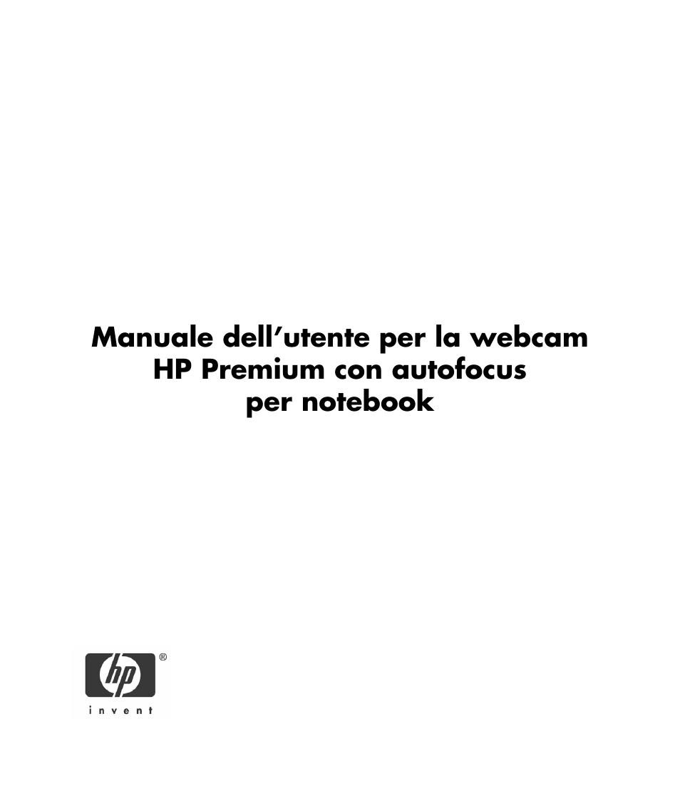 Italiano | HP 2-Megapixel Autofocus Webcam User Manual | Page 61 / 241
