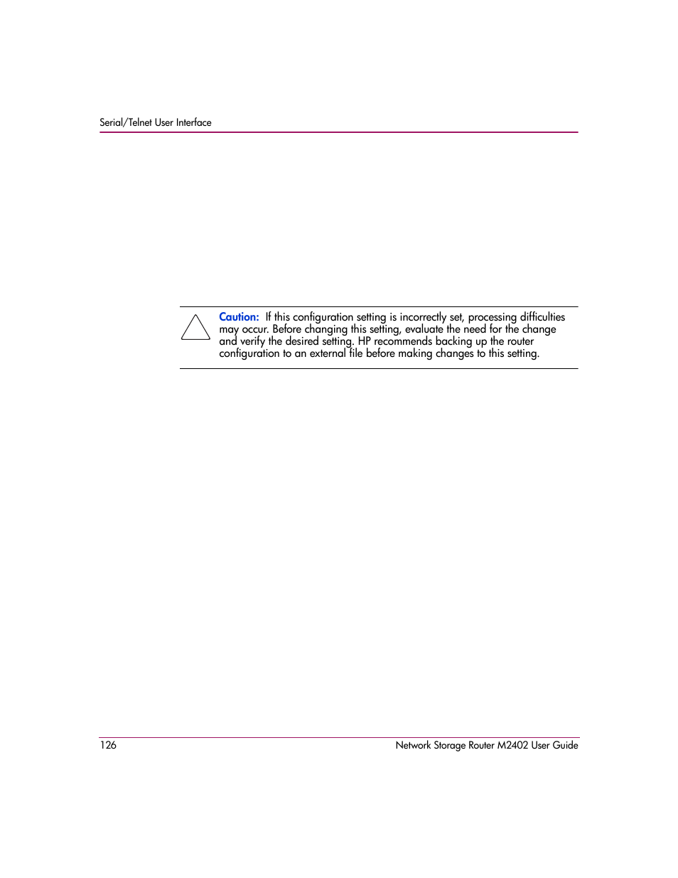 HP Network Storage Router m2402 User Manual | Page 120 / 244