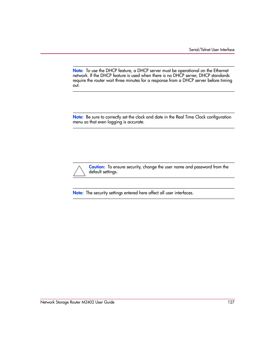 HP Network Storage Router m2402 User Manual | Page 121 / 244