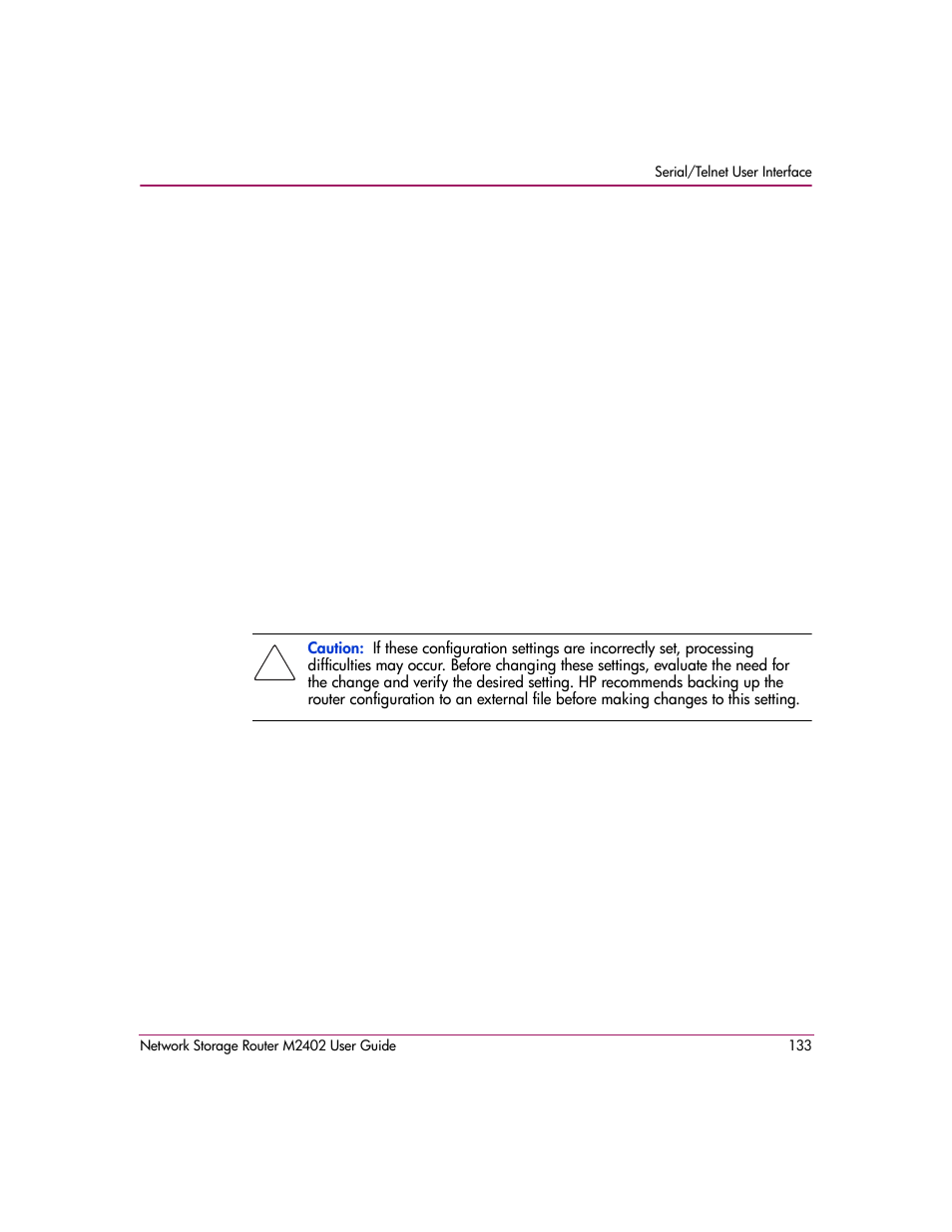 HP Network Storage Router m2402 User Manual | Page 127 / 244