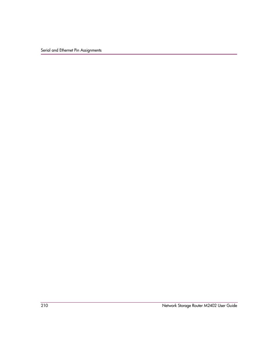 HP Network Storage Router m2402 User Manual | Page 204 / 244
