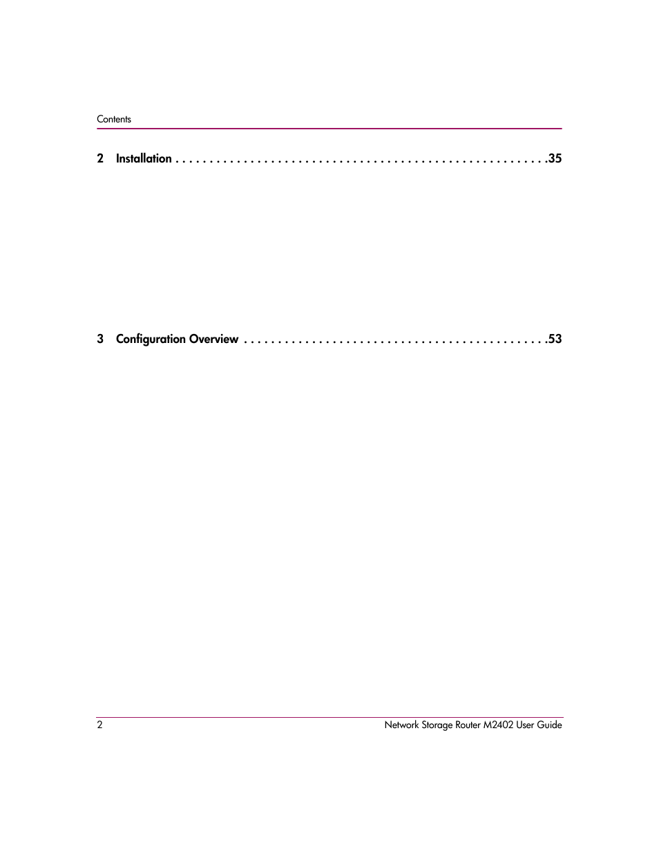 HP Network Storage Router m2402 User Manual | Page 4 / 244