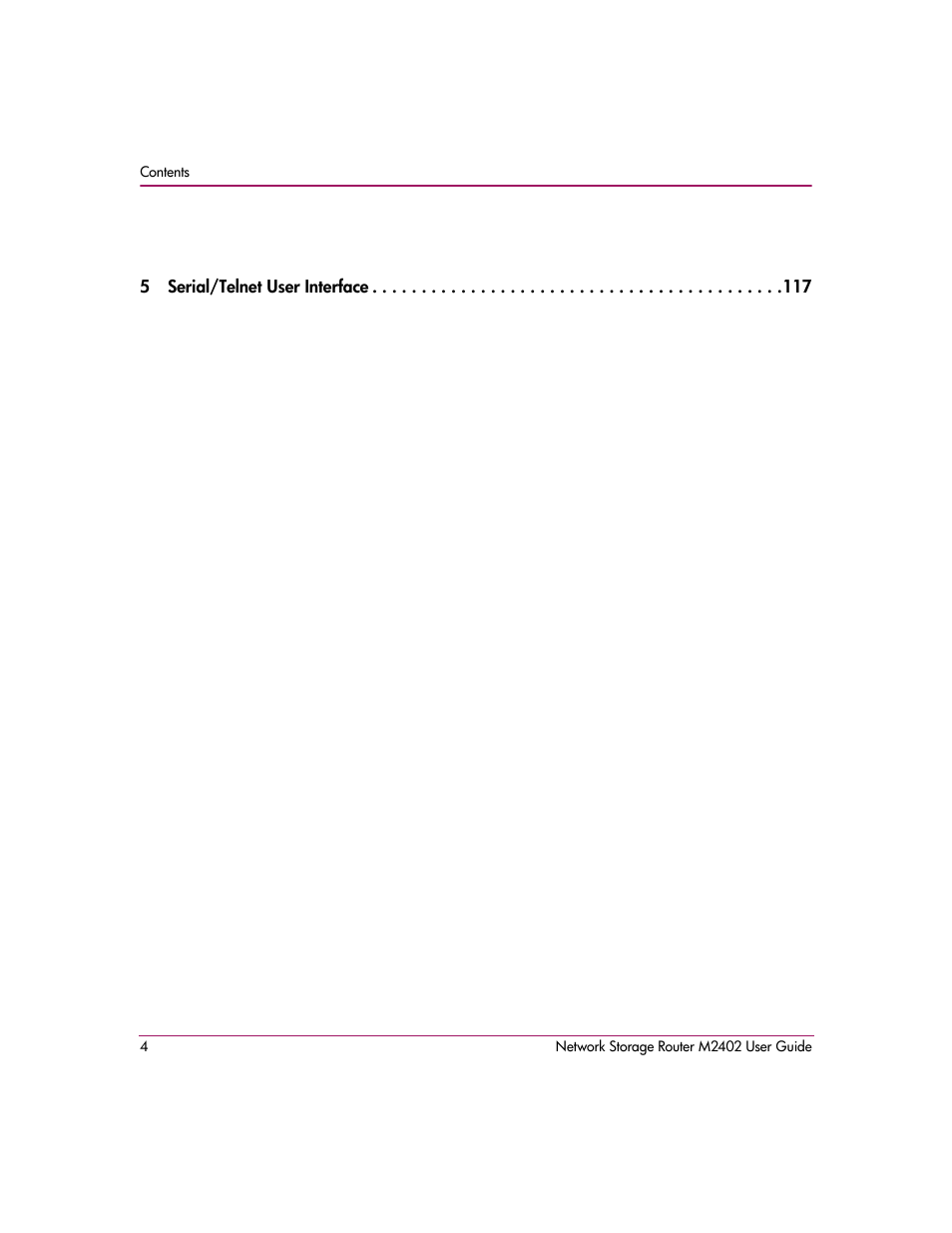 HP Network Storage Router m2402 User Manual | Page 6 / 244