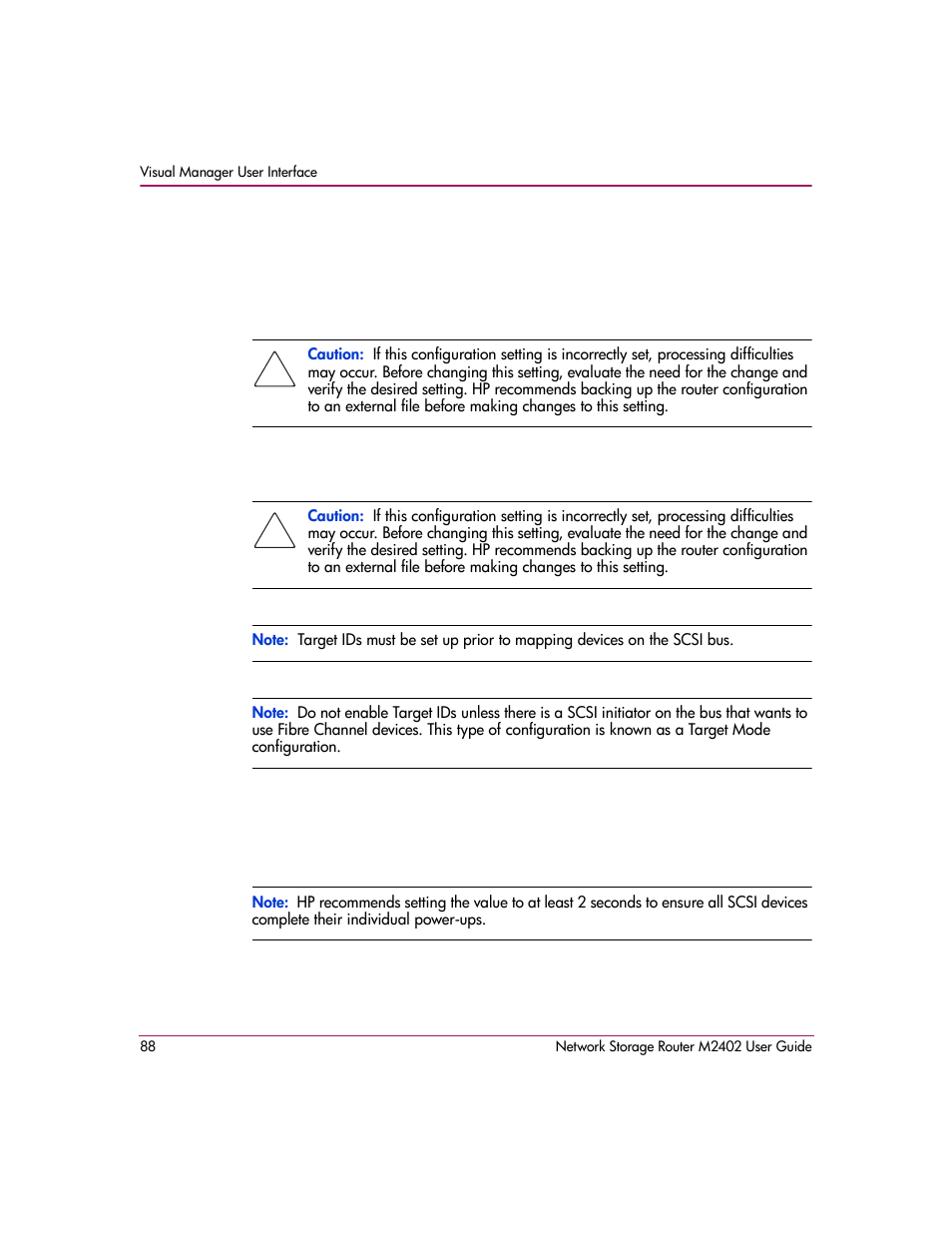 HP Network Storage Router m2402 User Manual | Page 82 / 244