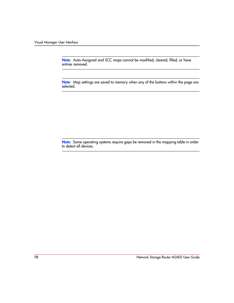HP Network Storage Router m2402 User Manual | Page 92 / 244