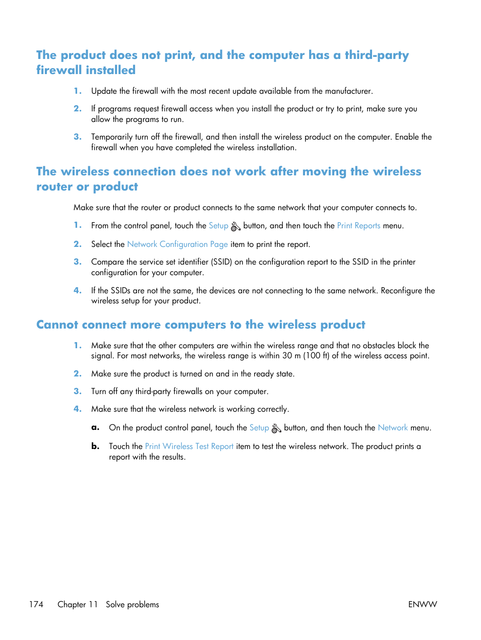 HP Officejet Pro X551 Printer series User Manual | Page 188 / 250