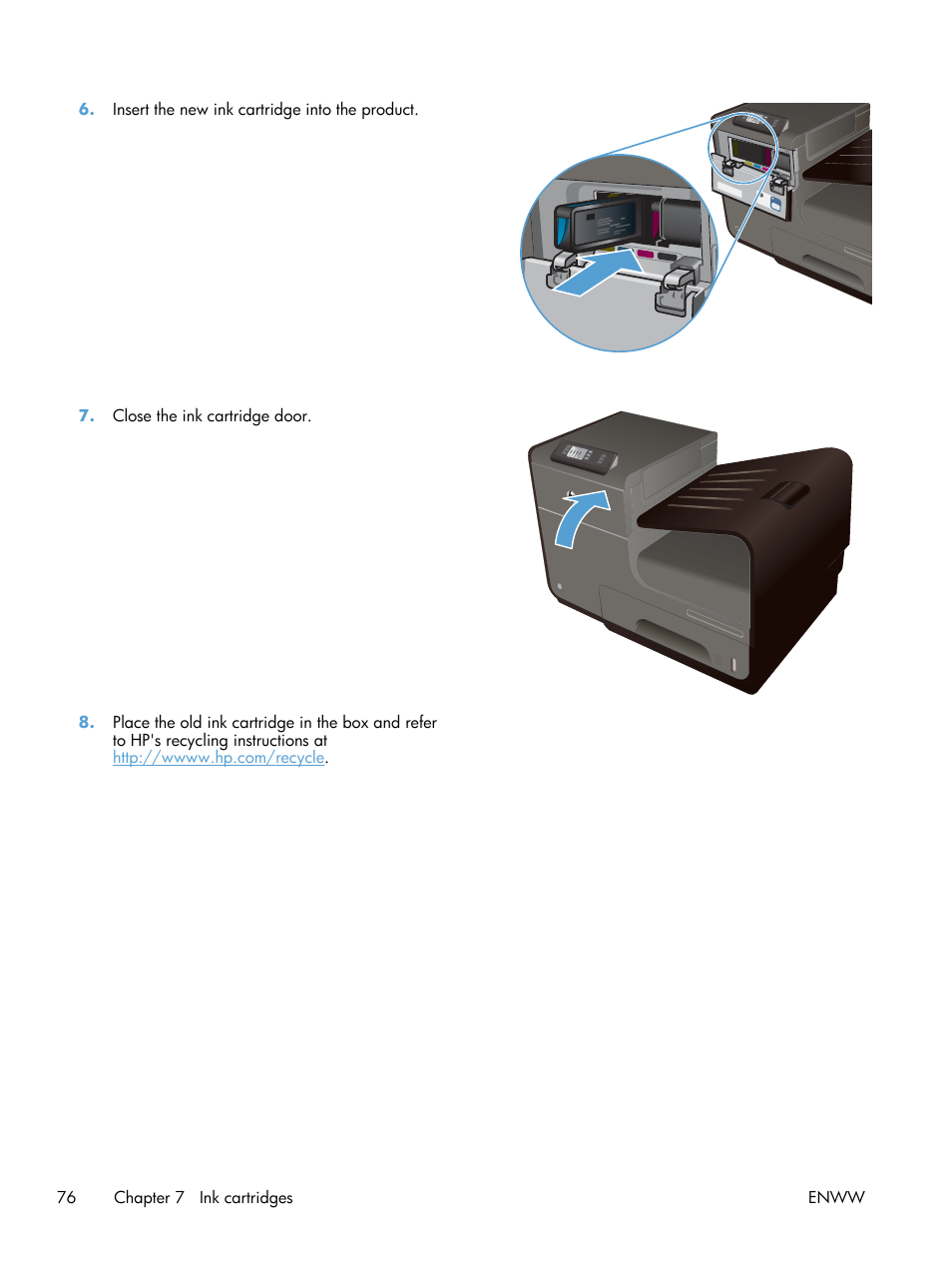 HP Officejet Pro X551 Printer series User Manual | Page 90 / 250