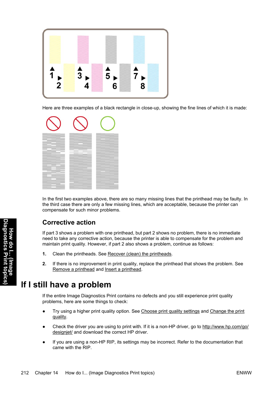 Corrective action, If i still have a problem | HP Designjet 4500 Printer series User Manual | Page 226 / 360