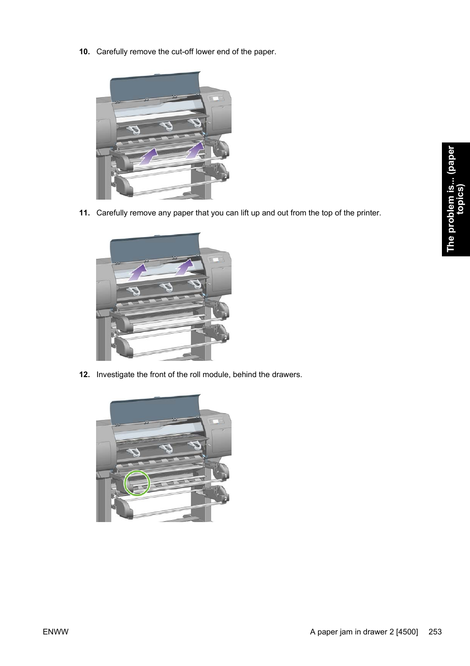 HP Designjet 4500 Printer series User Manual | Page 267 / 360