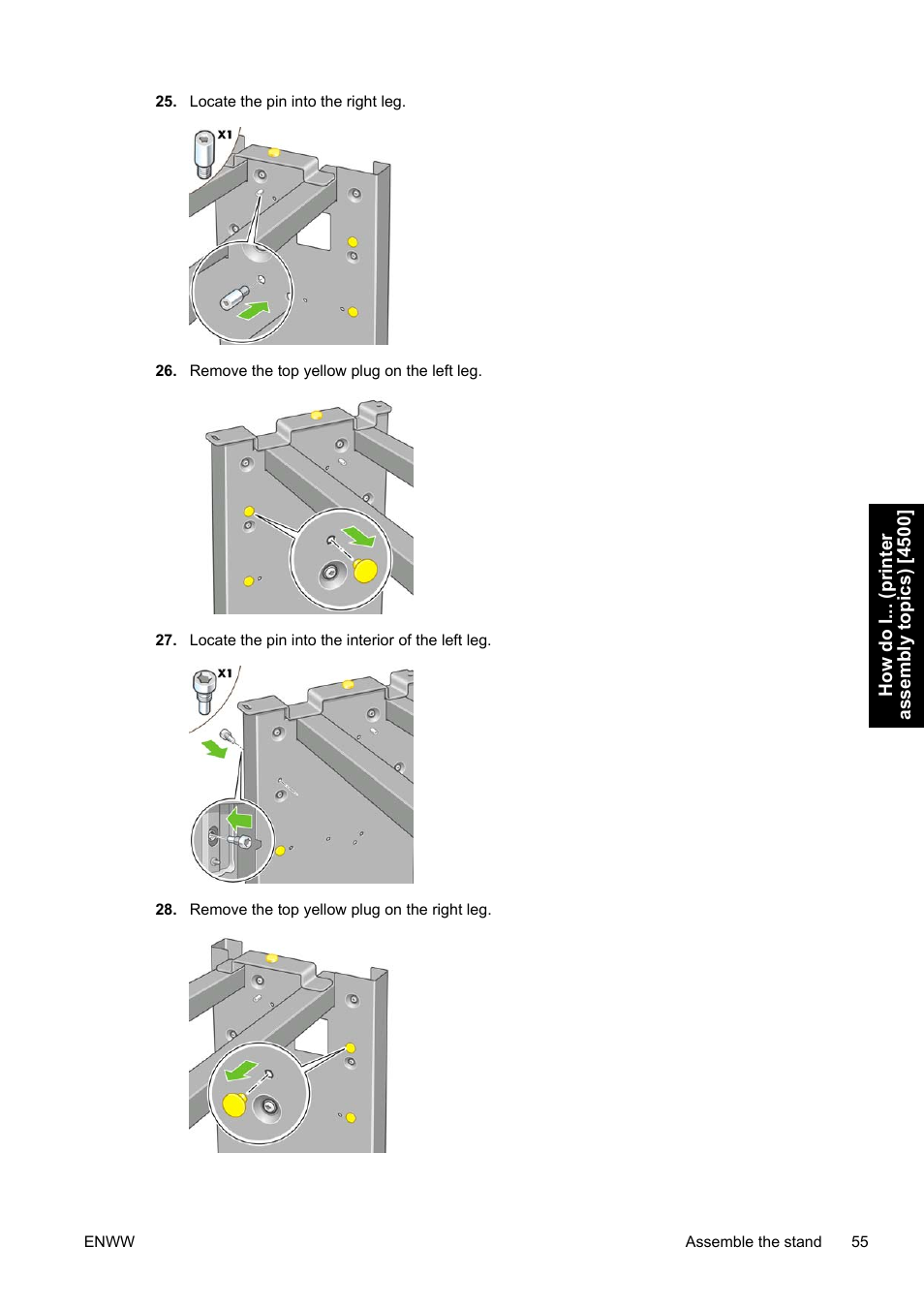 HP Designjet 4500 Printer series User Manual | Page 69 / 360