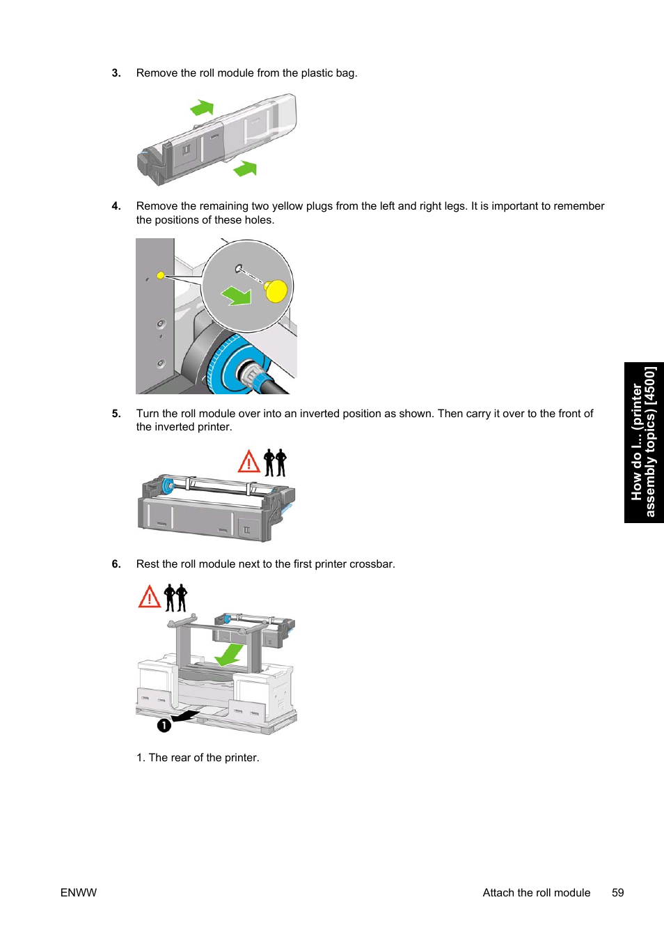 HP Designjet 4500 Printer series User Manual | Page 73 / 360