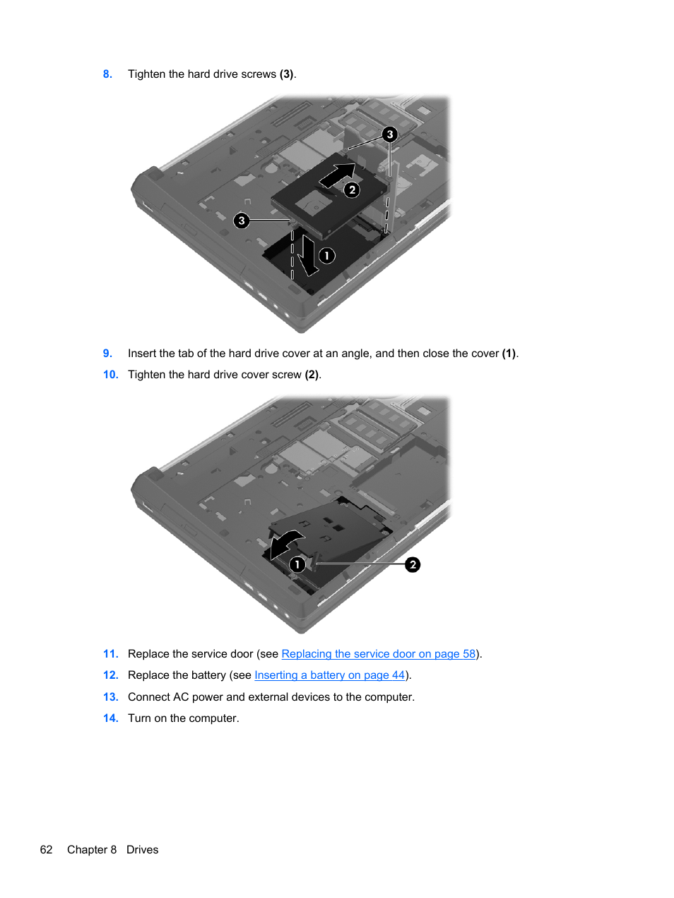 HP EliteBook 8770w Mobile Workstation User Manual | Page 74 / 128
