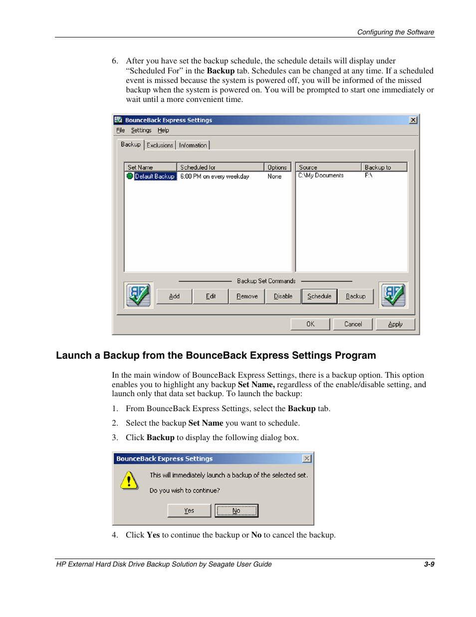 HP External Backup Solution by Seagate User Manual | Page 22 / 41