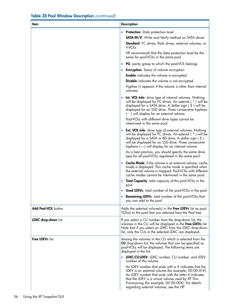 HP StorageWorks XP Remote Web Console Software User Manual | Page 56 / 116