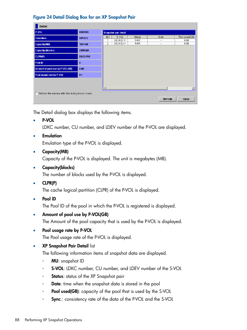 HP StorageWorks XP Remote Web Console Software User Manual | Page 88 / 116