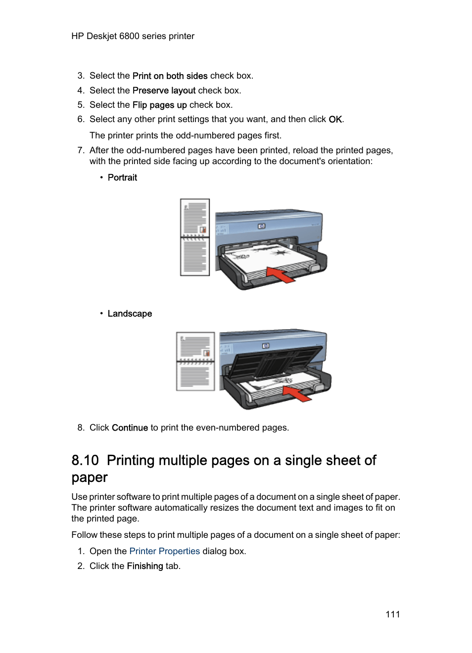 Printer software | HP Deskjet 6840 Color Inkjet Printer User Manual | Page 111 / 193