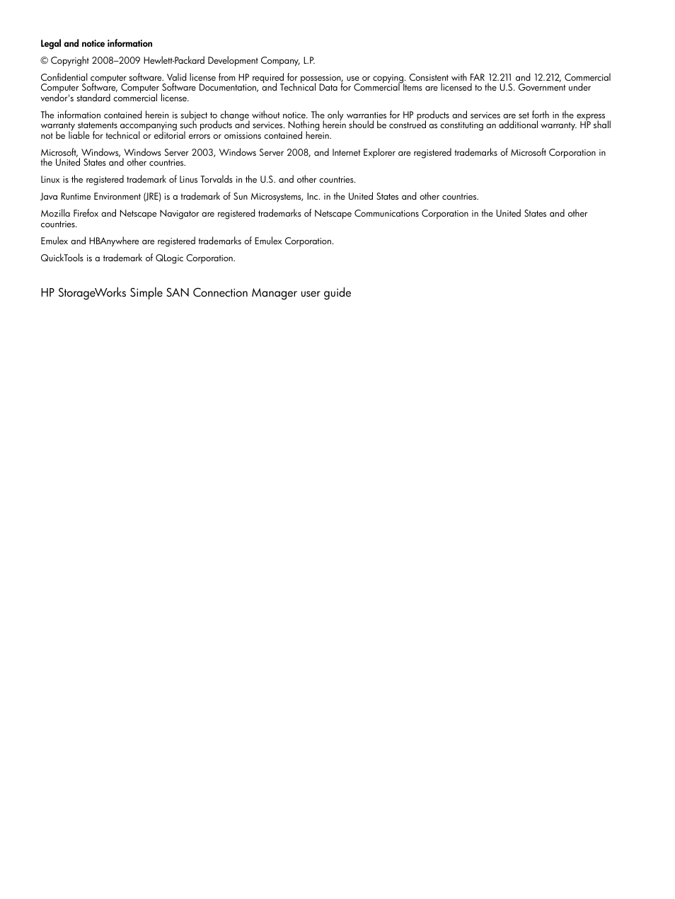 HP StorageWorks 2000fc G2 Modular Smart Array User Manual | Page 2 / 150