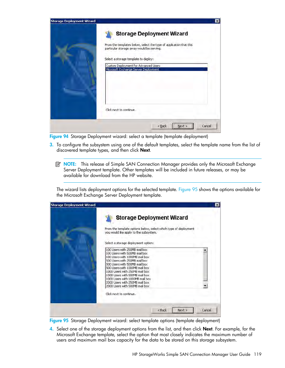 Step 3, Figure 94 | HP 8.20q Fibre Channel Switch User Manual | Page 119 / 150