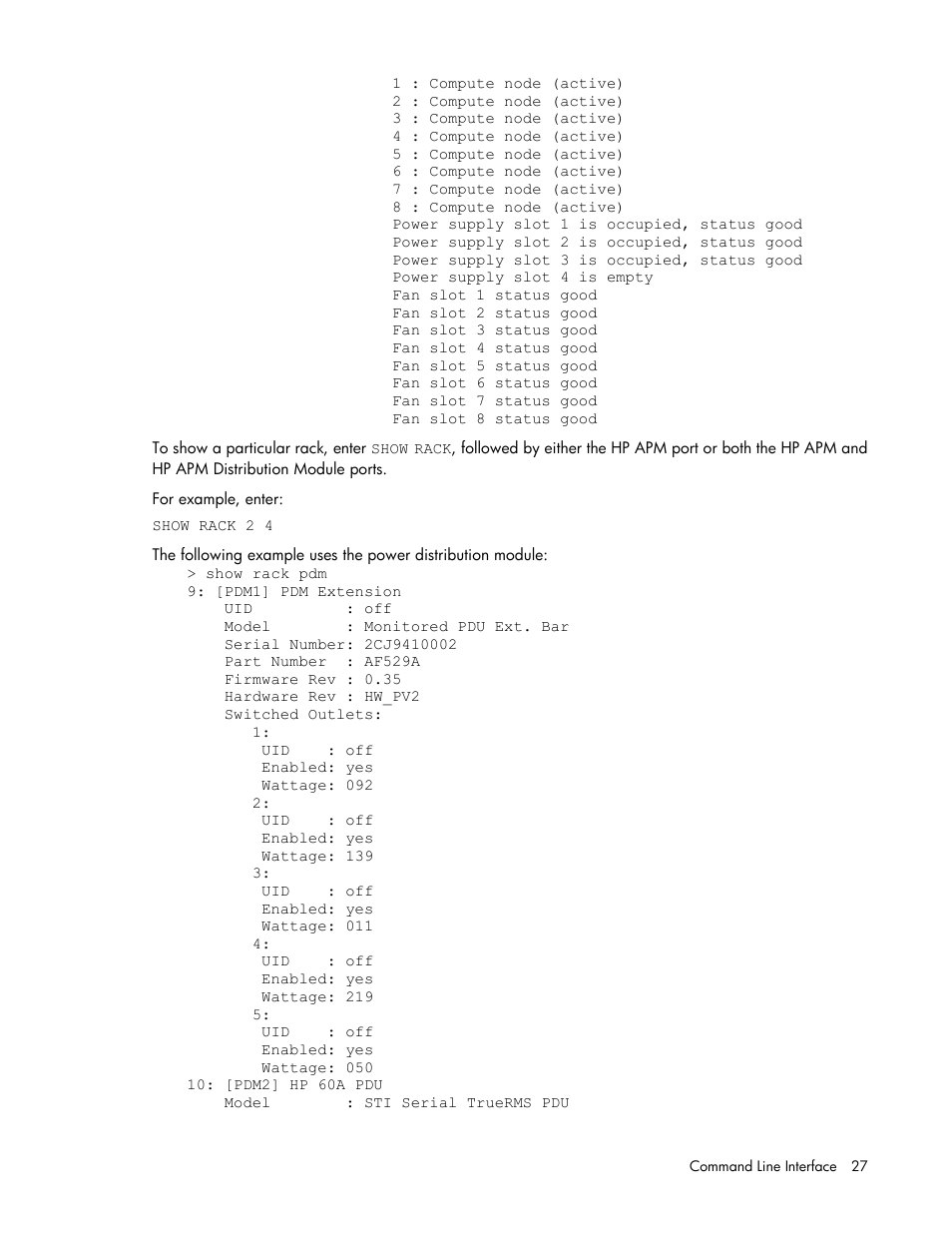 HP ProLiant SL2500 Scalable System User Manual | Page 27 / 117