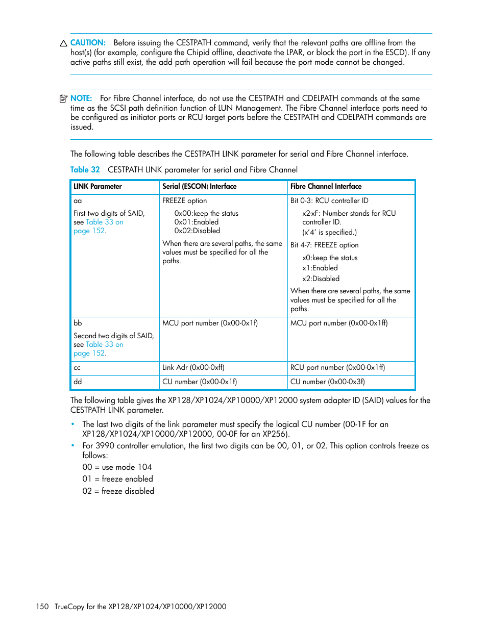 HP StorageWorks XP Remote Web Console Software User Manual | Page 150 / 208
