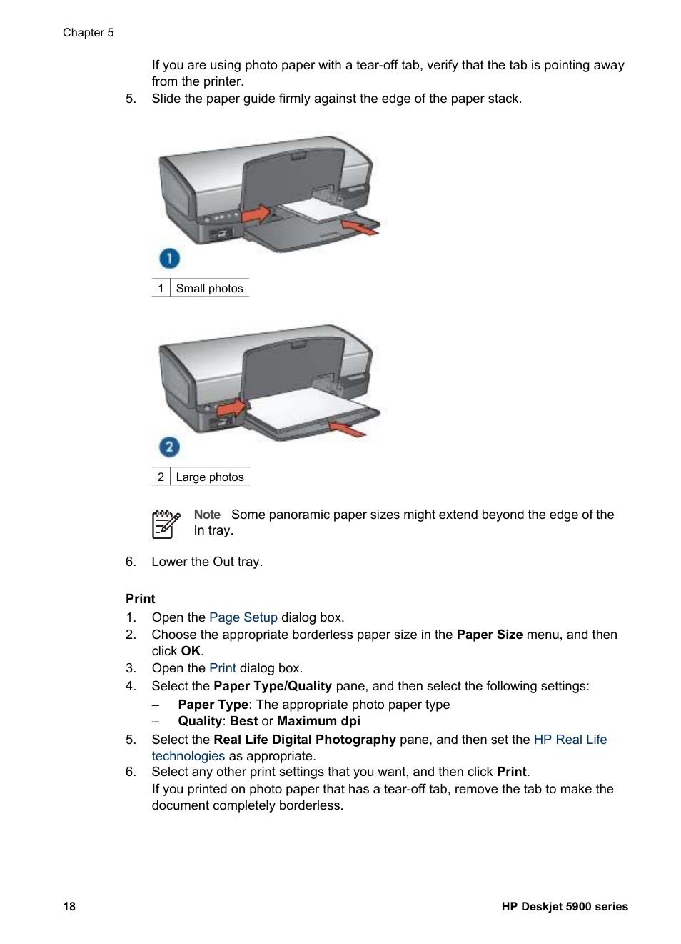 HP Deskjet 5943 Photo Printer User Manual | Page 20 / 86