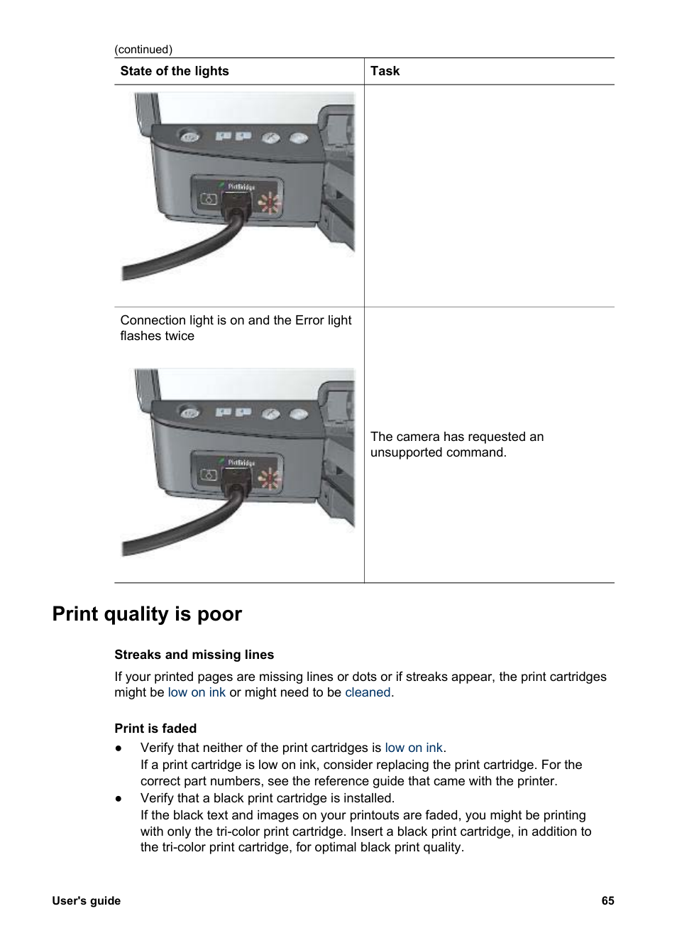 Print quality is poor | HP Deskjet 5943 Photo Printer User Manual | Page 67 / 86