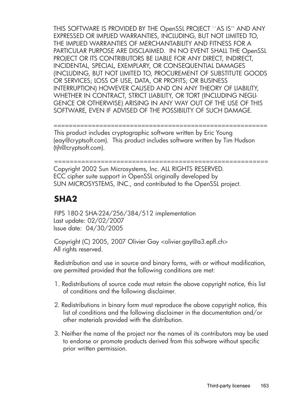 Sha2 | HP OFFICEJET 4500 User Manual | Page 167 / 228