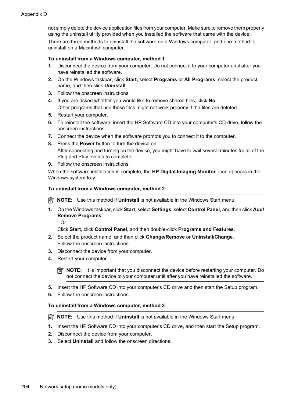 HP OFFICEJET 4500 User Manual | Page 208 / 228