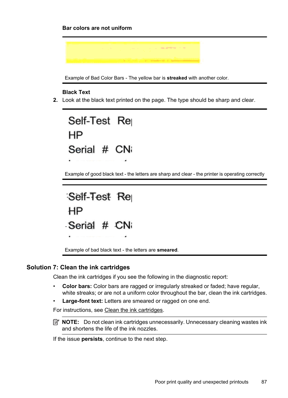 Solution 7: clean the ink cartridges | HP OFFICEJET 4500 User Manual | Page 91 / 228