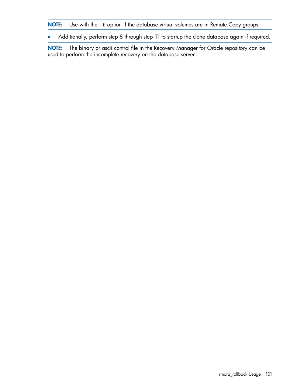 HP 3PAR Application Software Suite for Oracle User Manual | Page 101 / 194