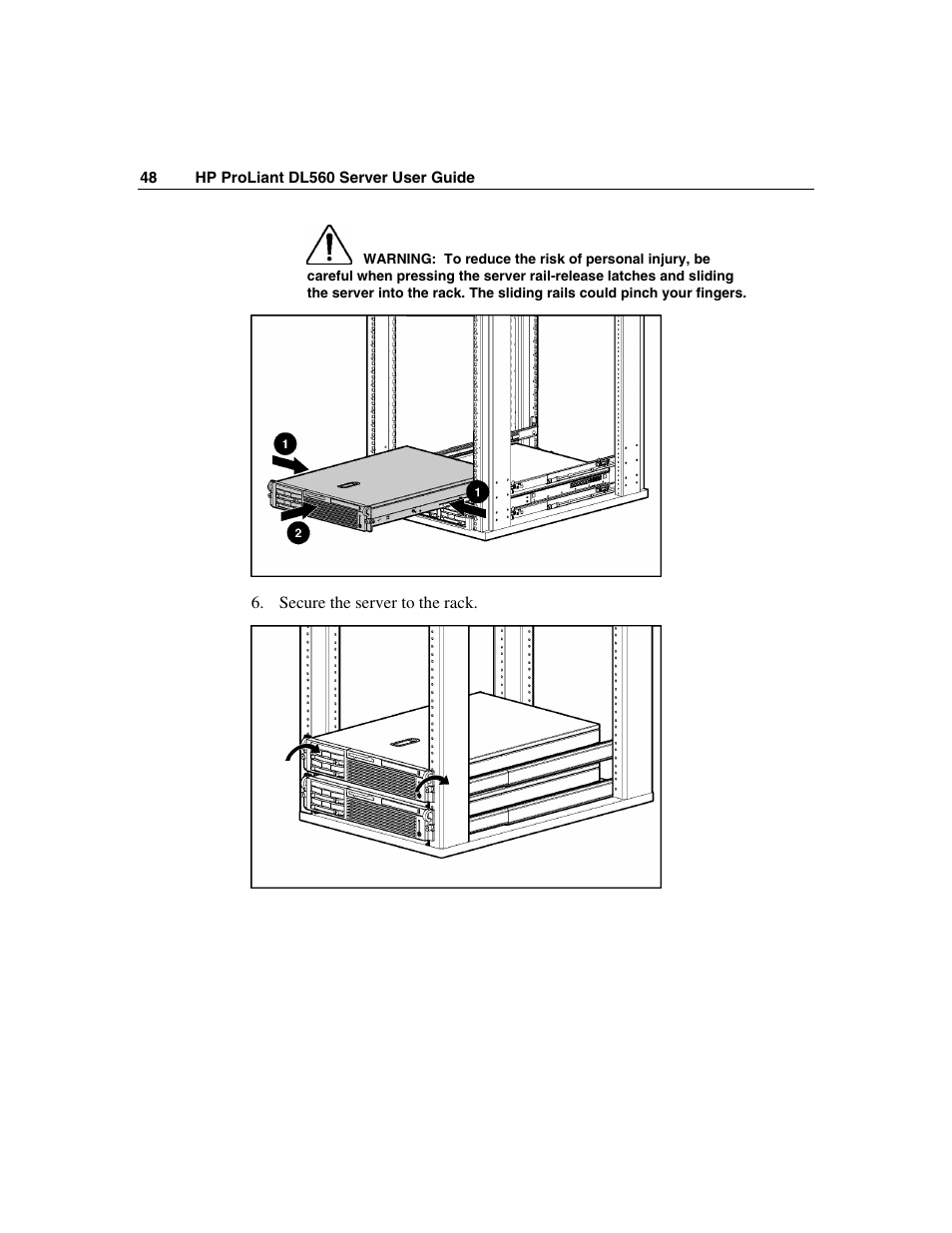 HP ProLiant DL560 Server User Manual | Page 48 / 136