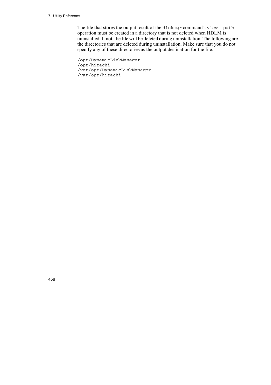 HP Hitachi Dynamic Link Manager Software User Manual | Page 480 / 652