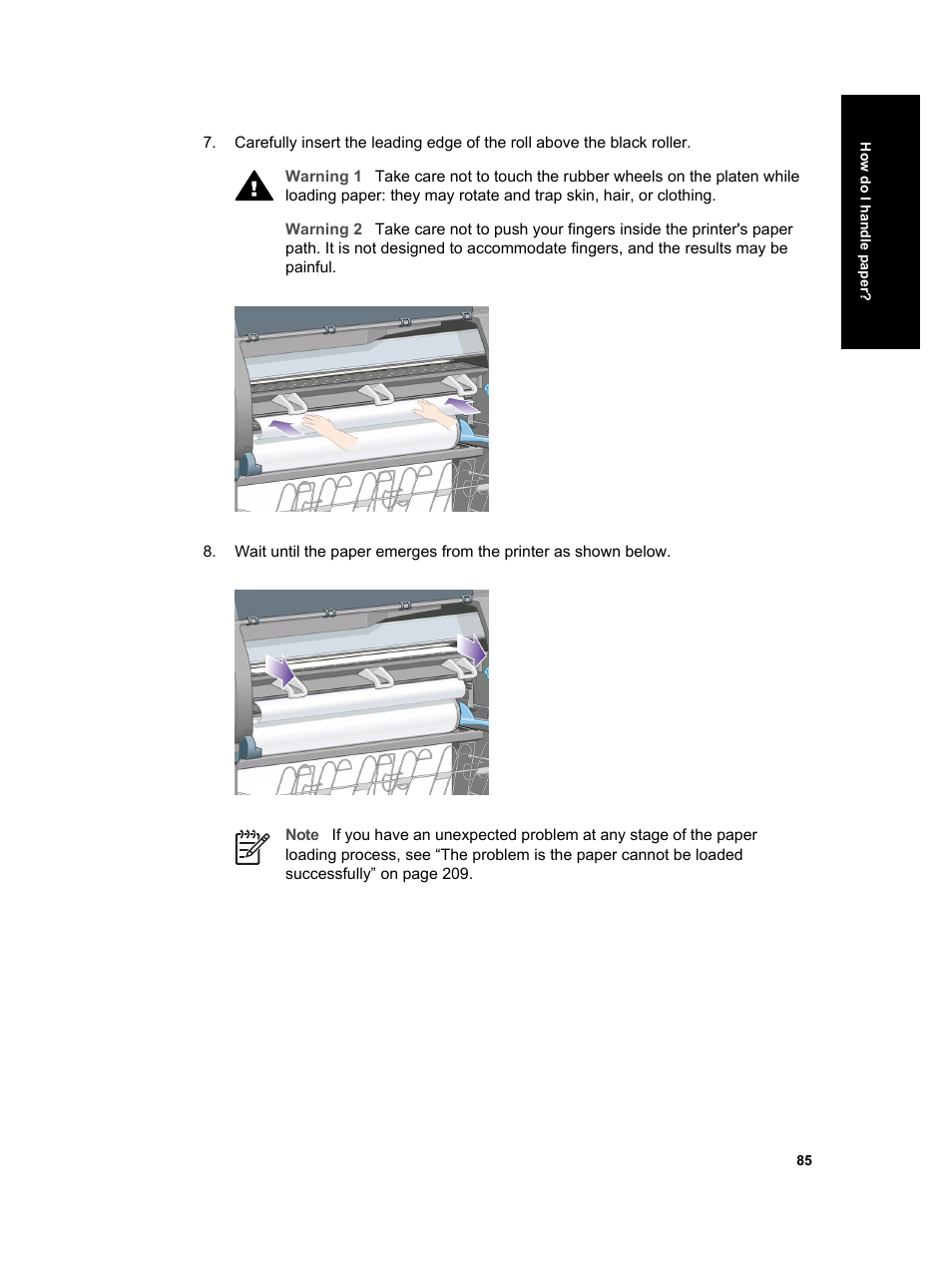 HP Designjet 4000 Printer series User Manual | Page 87 / 268