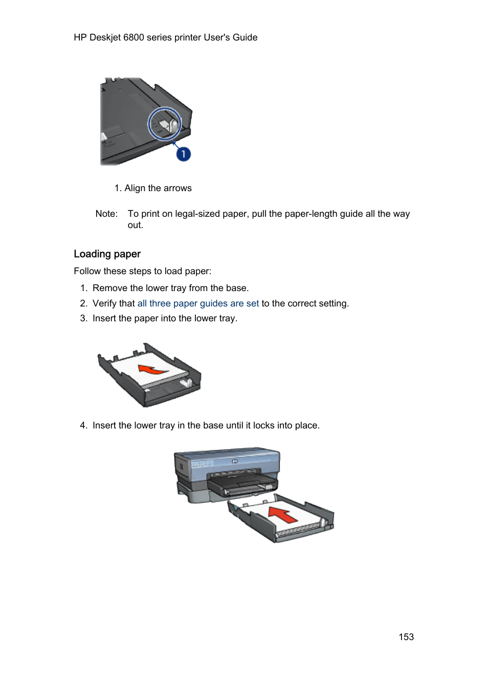 Loading paper | HP Deskjet 6840 Color Inkjet Printer User Manual | Page 153 / 177