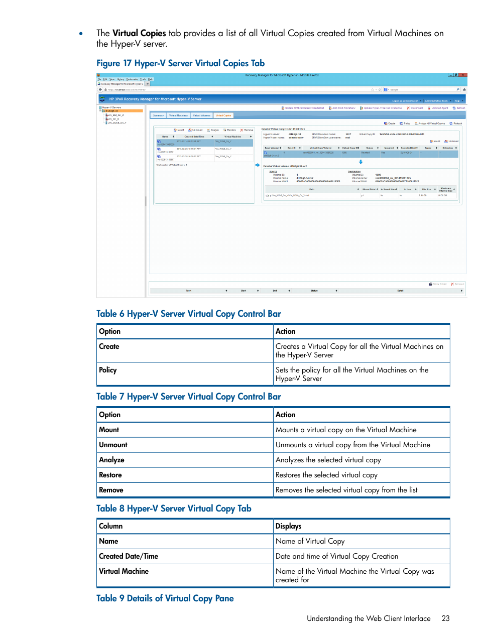 HP 3PAR Recovery Manager Software User Manual | Page 23 / 91