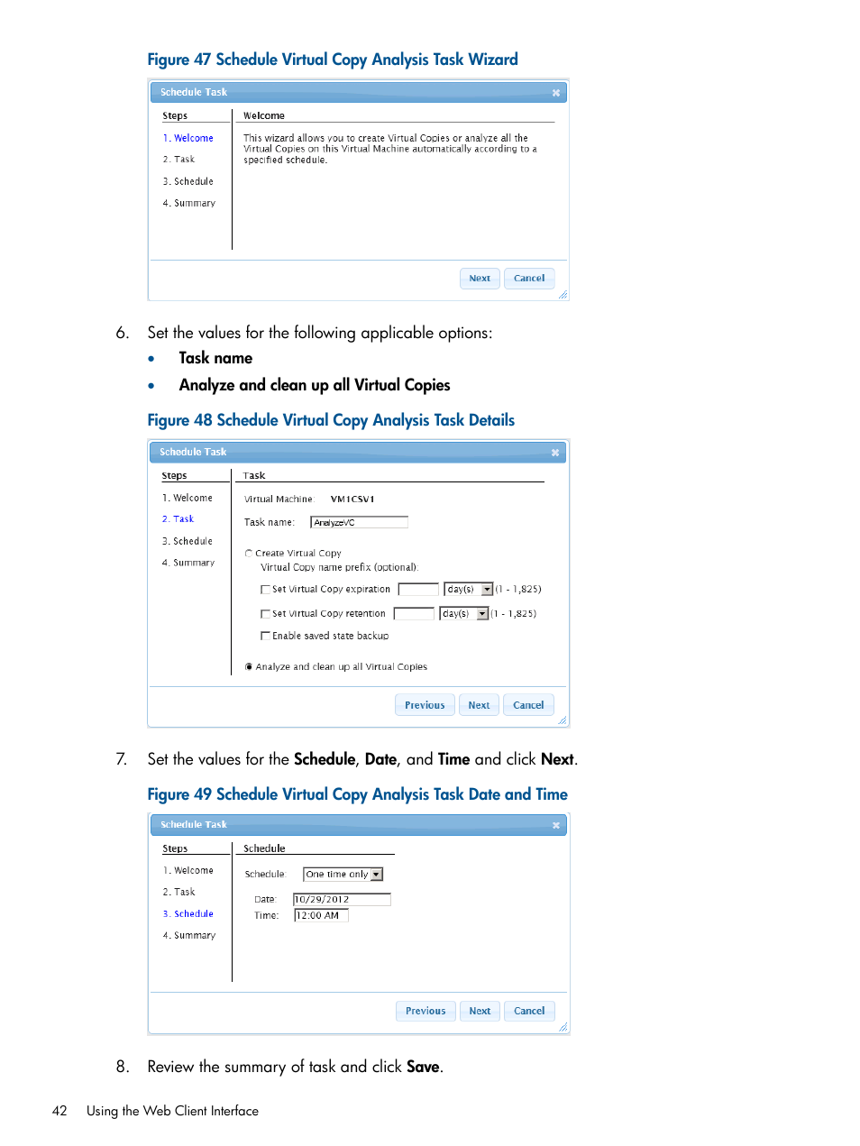 HP 3PAR Recovery Manager Software User Manual | Page 42 / 91