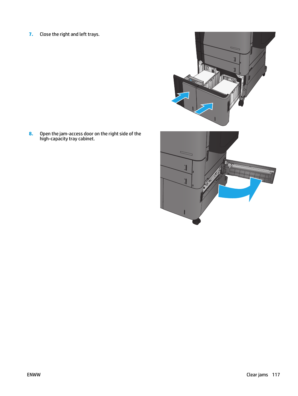 HP LaserJet Enterprise flow M830 Multifunction Printer series User Manual | Page 127 / 200