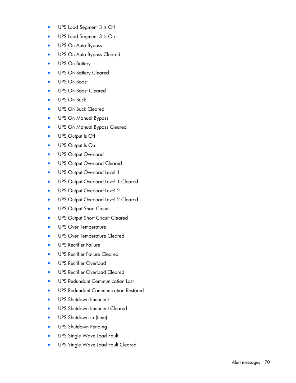 HP UPS Network Module User Manual | Page 70 / 87