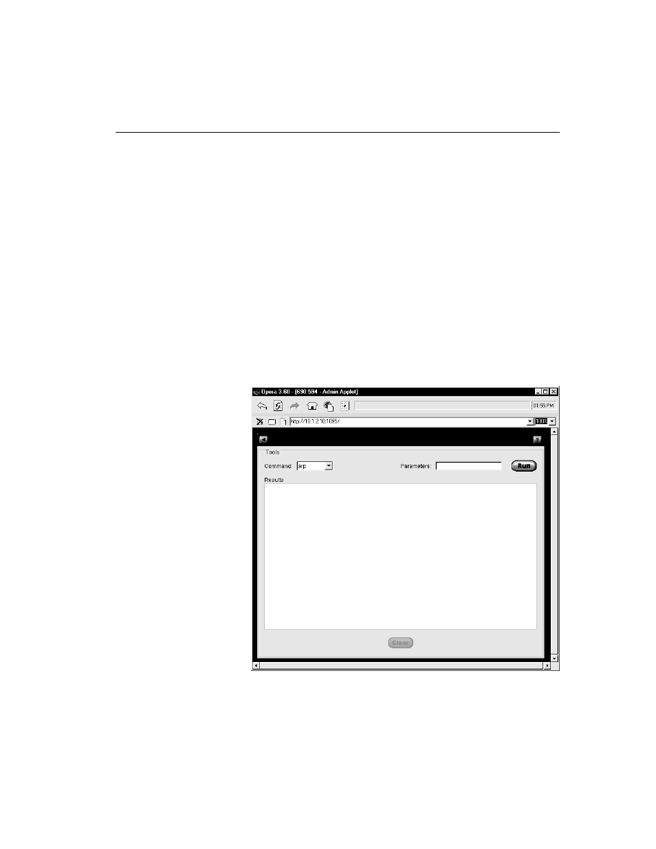 Tools screen | HP Traffic Director sa7220 User Manual | Page 127 / 352