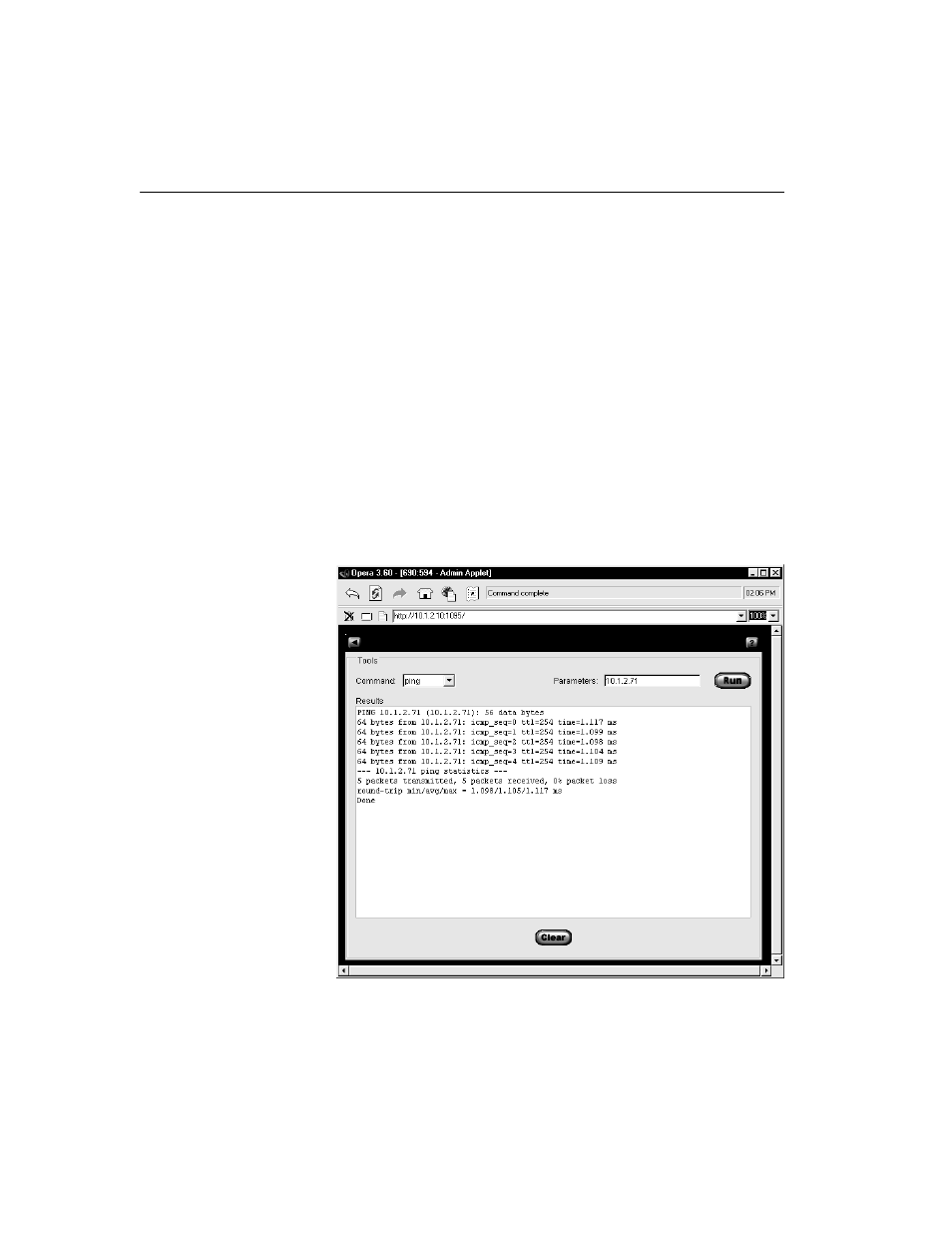 Ping | HP Traffic Director sa7220 User Manual | Page 130 / 352