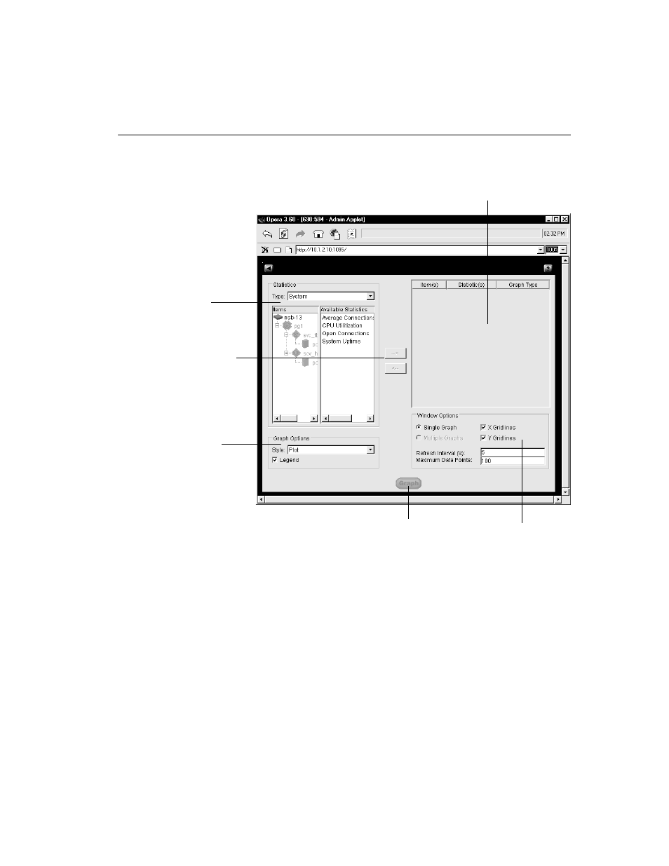 Statistics box | HP Traffic Director sa7220 User Manual | Page 141 / 352