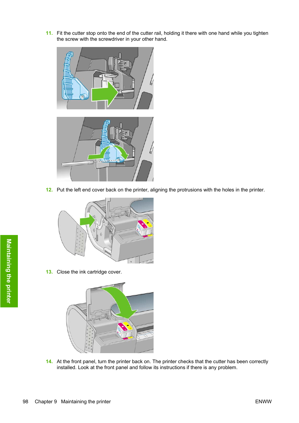 HP Designjet Z2100 Photo Printer series User Manual | Page 108 / 182
