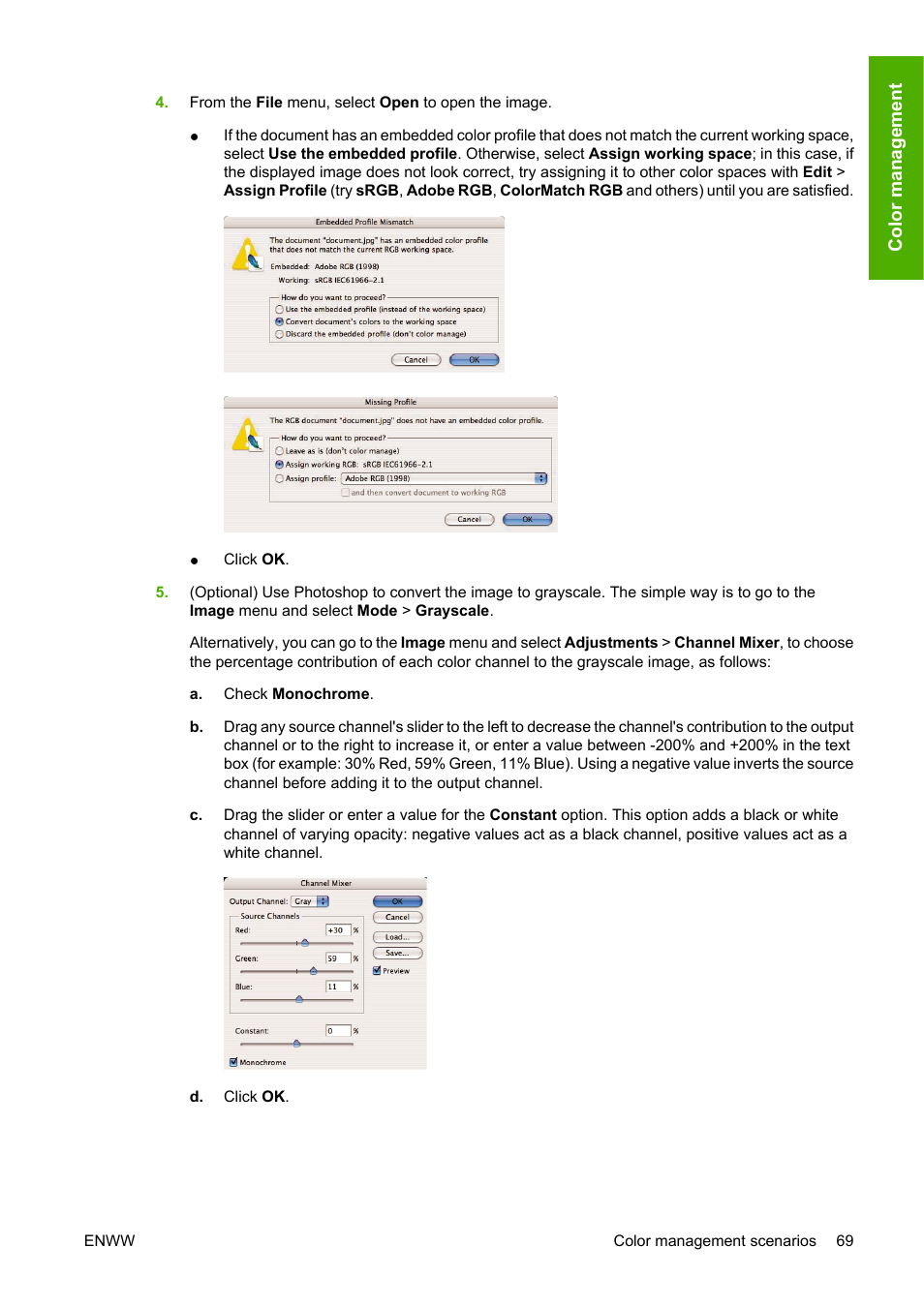 HP Designjet Z2100 Photo Printer series User Manual | Page 79 / 182