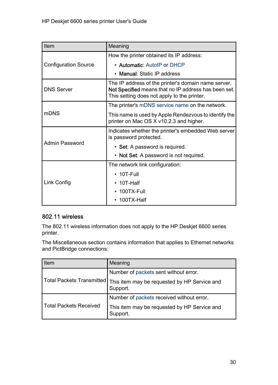 11 wireless | HP Deskjet 6620 Color Inkjet Printer User Manual | Page 30 / 157