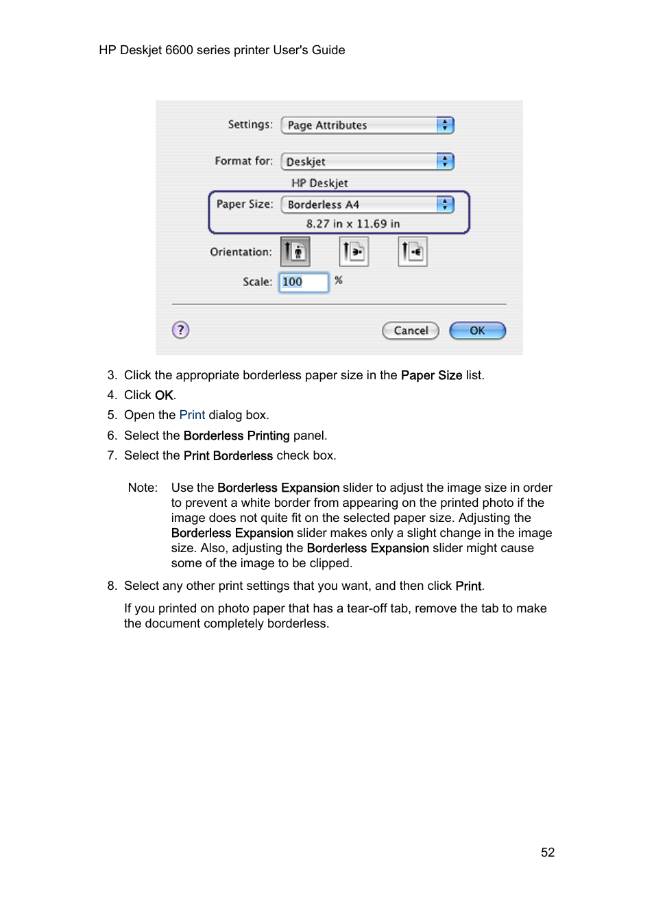 HP Deskjet 6620 Color Inkjet Printer User Manual | Page 52 / 157