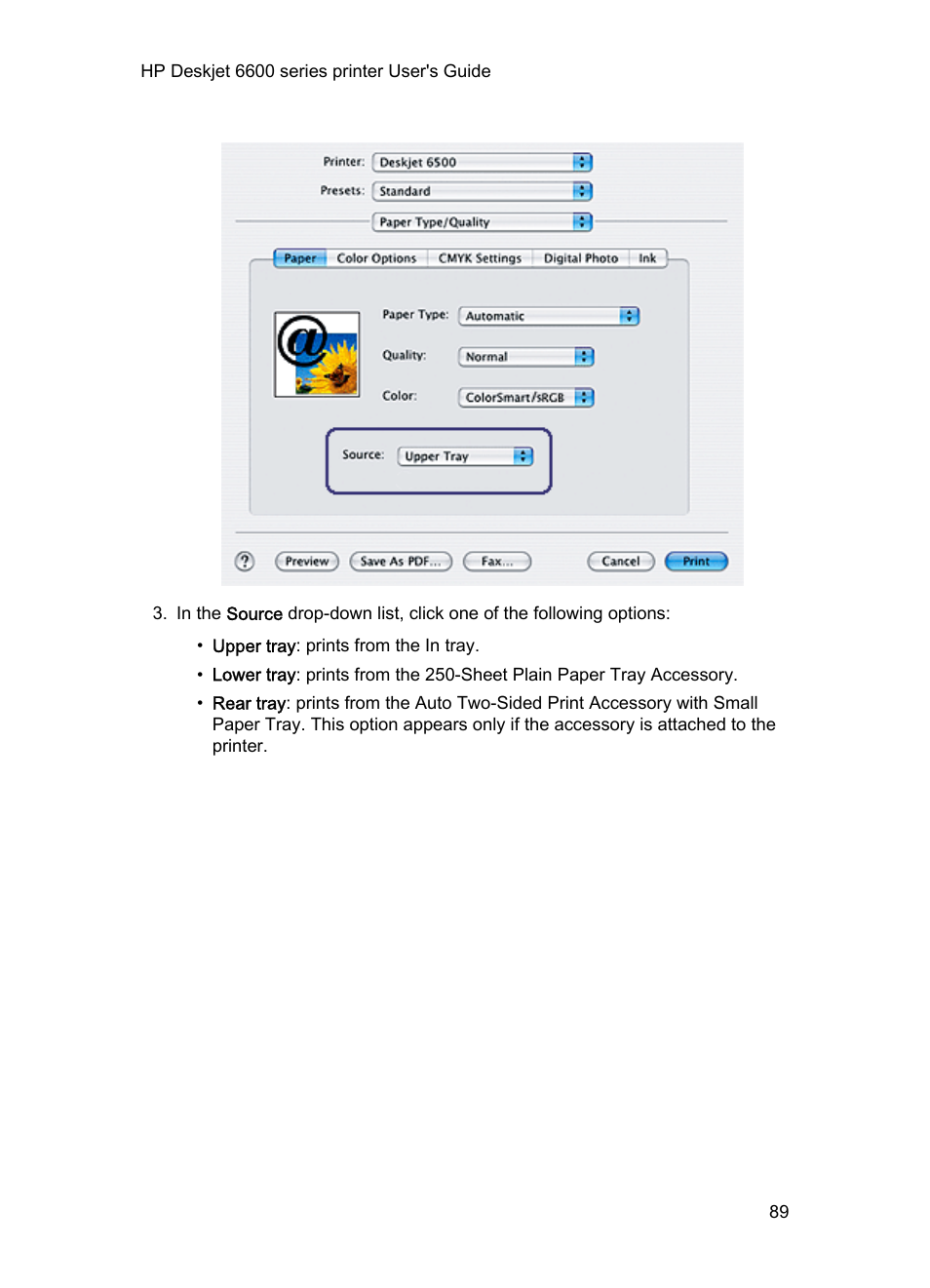 HP Deskjet 6620 Color Inkjet Printer User Manual | Page 89 / 157
