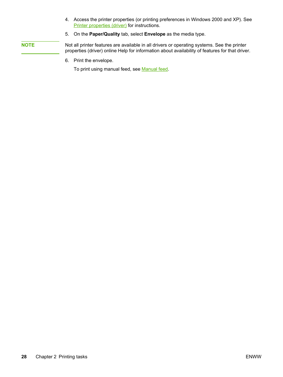 HP LaserJet 1018 Printer User Manual | Page 36 / 116