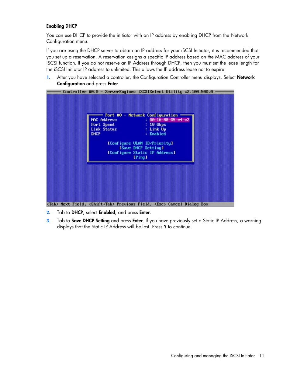 HP NC550SFP Dual Port 10GbE Server Adapter User Manual | Page 11 / 43