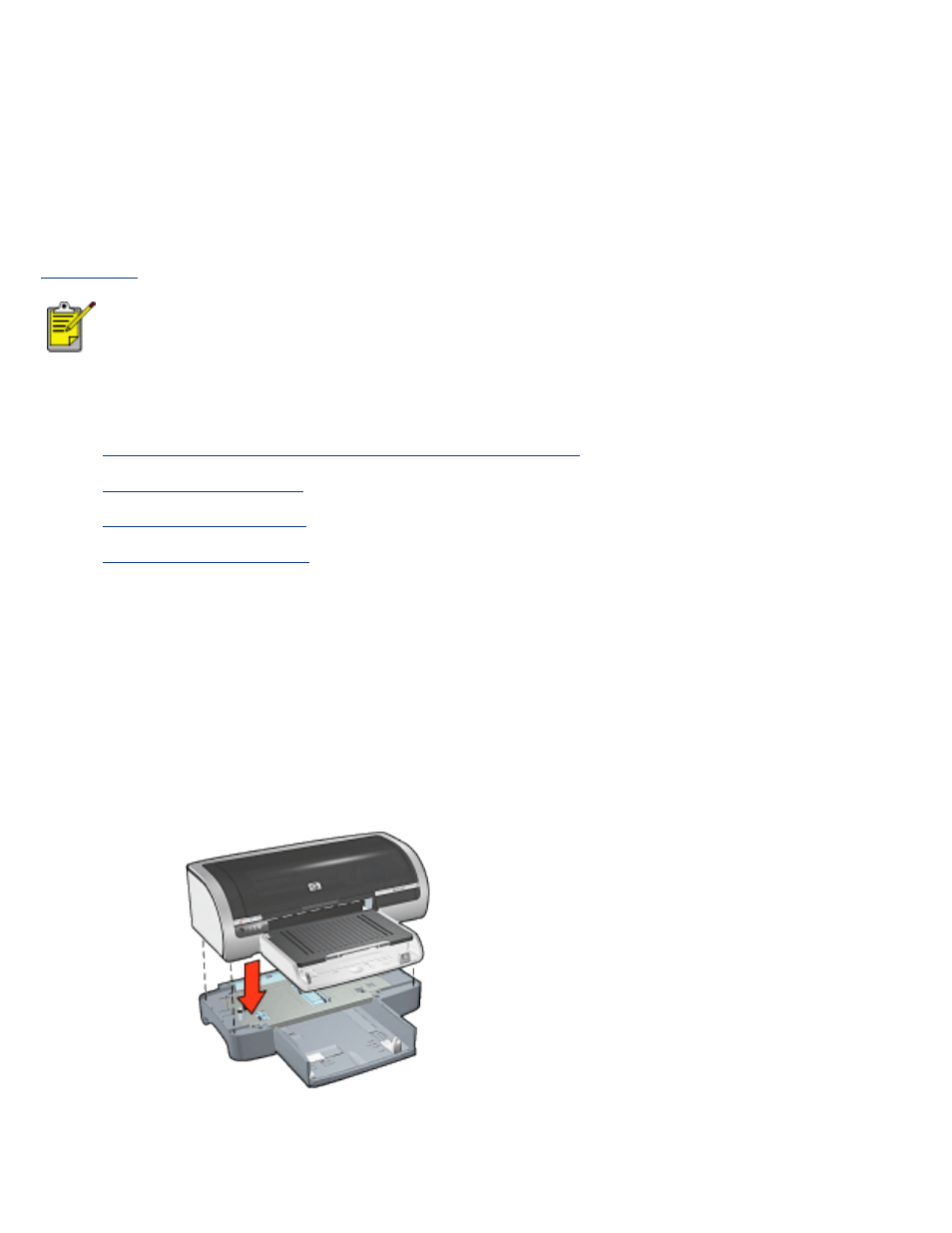 Sheet plain paper tray accessory | HP Deskjet 5650 User Manual | Page 24 / 165