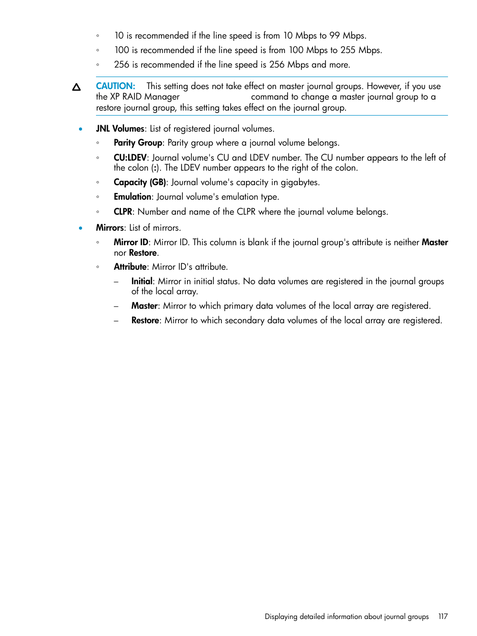 HP XP Continuous Access Software User Manual | Page 117 / 215